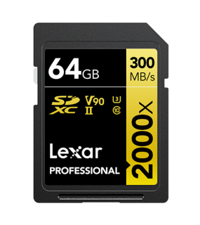 Lexar Professional 2000x SDHC/SDXC 64GB