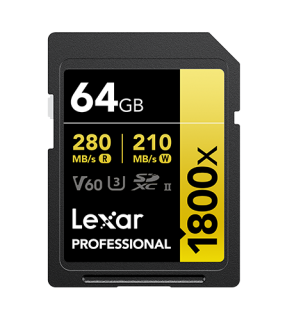 Lexar Professional 1800x SDXC 64GB