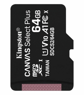 Kingston Canvas Select 2 64GB micSD Select Pls 100R C10