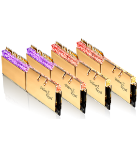  Trident Z Royal RGB Gskill DDR4-3200MHz CL16-18-18-38 1.35V 32GB (4x8GB) GOLD