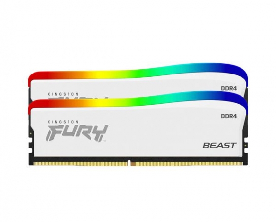 Kingston DDR4 16GB 3600 Mhz CL18 DIMM FURY Beast RGB White SE 