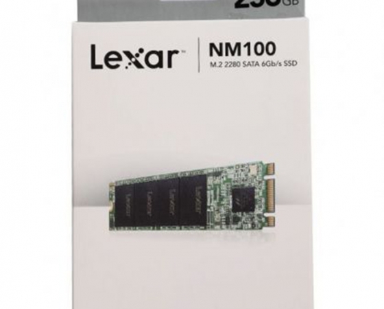 Lexar Internal M.2 SSD NM100 SATA3 256GB, Global