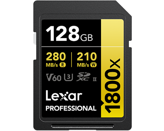 LEXAR PROFESSIONAL 1800X SDXC 128GB