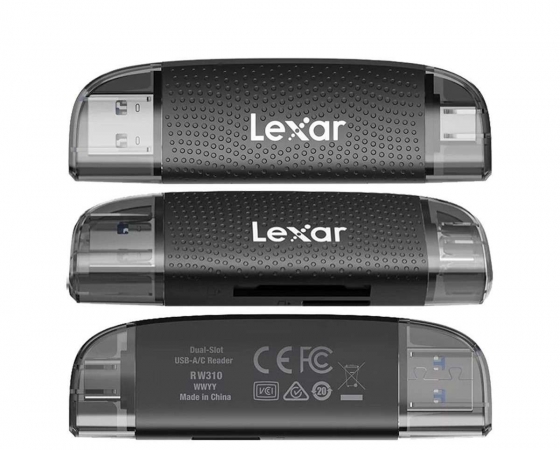 ĐẦU ĐỌC THẺ NHỚ LEXAR Dual-Slot USB -A/C LRW310