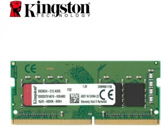 Kingston DDR4 8GB 2666 Mhz Non-ECC CL19 SODIMM 1Rx16