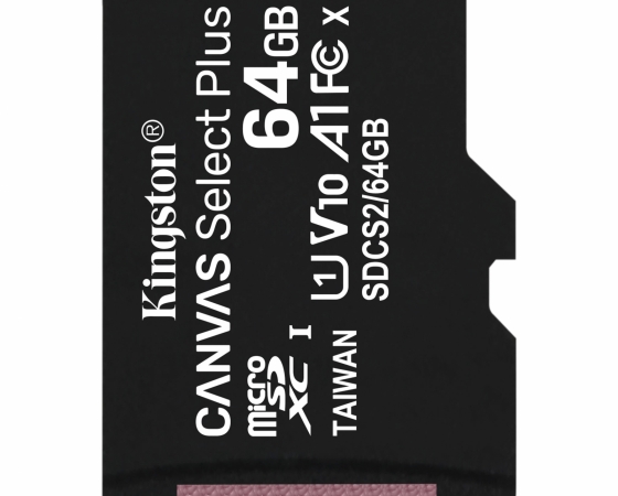 Kingston Canvas Select 2 64GB micSD Select Pls 100R C10