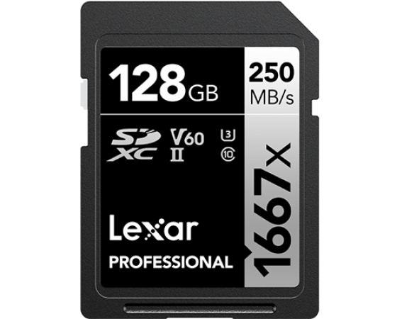 LEXAR PROFESSIONAL 1667X SDXC 128GB