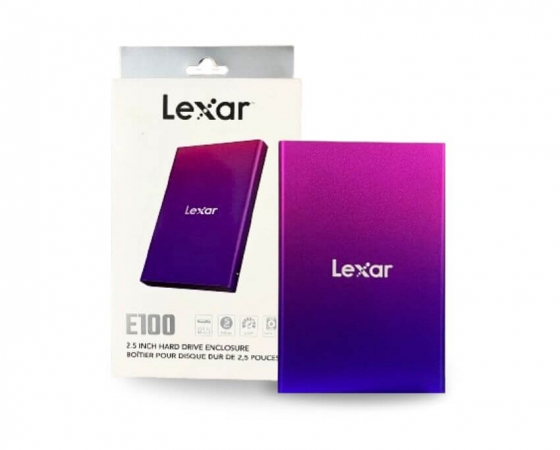 Box ổ cứng 2.5-inch USB 3.2 Lexar E100   hồng