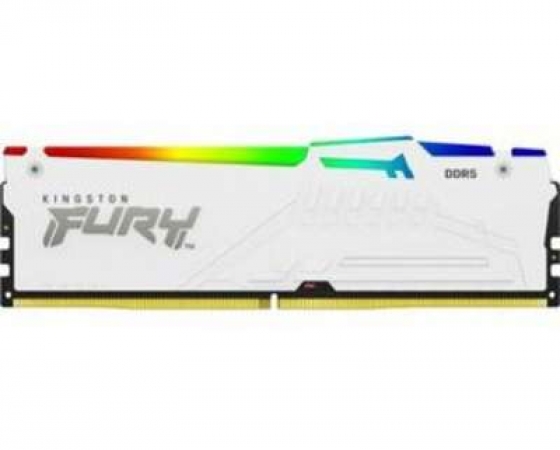 Kingston DDR5 16GB 5200 Mhz CL40 DIMM FURY Beast White RGB XMP